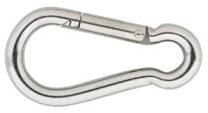 Afbeeldingen van Karabijnhaak C-DIN 5299 / 060x06 mm / RVS AIS