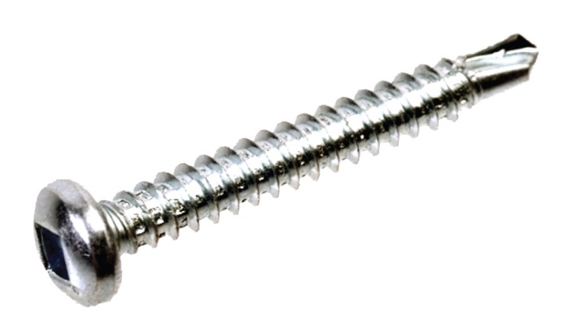 Afbeeldingen van QZ Zelfborende schroeven panhead binnenvierkant DIN7504M 4.2x16 SQ-2 staal gehard verzinkt