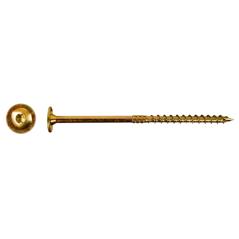 Afbeeldingen van Schotelkopschroef met P17-punt 8x180 torx-40