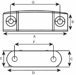 Afbeeldingen van Magneetsnapper / opschroevend / 12 kg / veren