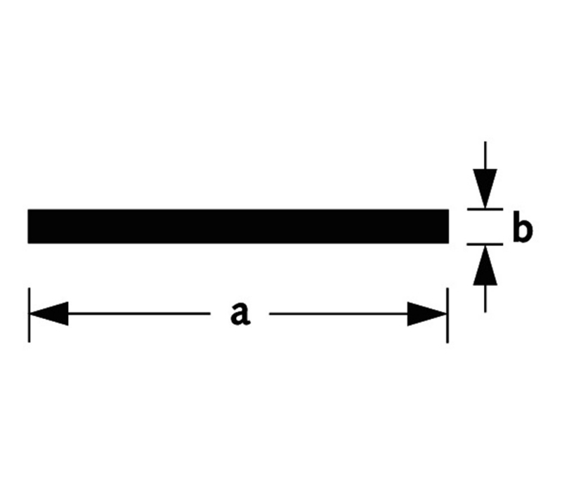Afbeeldingen van Platprof alu brute 25x2mm 2m