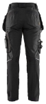 Afbeeldingen van Blåkläder/Dames werkbroek met stretch/7115/Zwart/D19