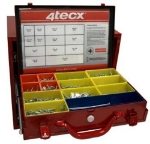 Afbeeldingen van 4Tecx Assortiment spaanplaatschroeven platver
