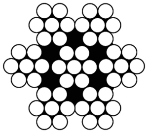 Afbeeldingen van Staalkabel 7x7 / 6    mm / op rol à 100 meter