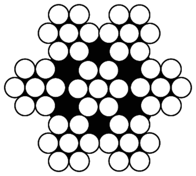 Afbeeldingen van Staalkabel 7x7 / 6    mm / op rol à 100 meter