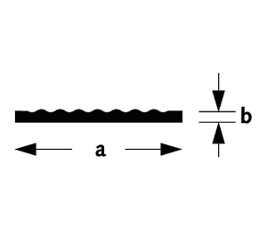 Afbeeldingen van Slijtstrip s30 alu brute 30x3mm 1m