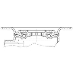 Afbeeldingen van Zwenkwiel met plaat + rem 200mm Max. 205kg