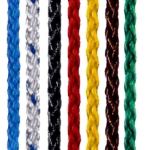 Afbeeldingen van Nylonkoord gevlochten wit 10mm 100m