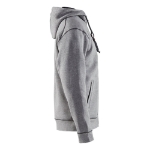 Afbeeldingen van Blåkläder/Hooded sweatshirt met rits/3398/Zwart Mêlee/XXXL