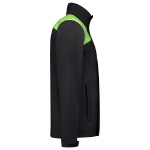Afbeeldingen van SOFTSHELL BICOLOR NADEN BLACKLIME XL