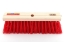Afbeeldingen van Bezem 41 cm hout kunstvezel rood