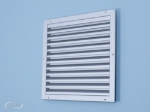 Afbeeldingen van LAMELLENROOSTER, ALUMINIUM WIT