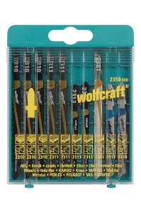 Afbeeldingen van wolfcraft® Decoupeerzaagset T-schacht 10 stuk