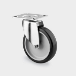 Afbeeldingen van Zwenkwiel met plaat 75mm Max. 60kg