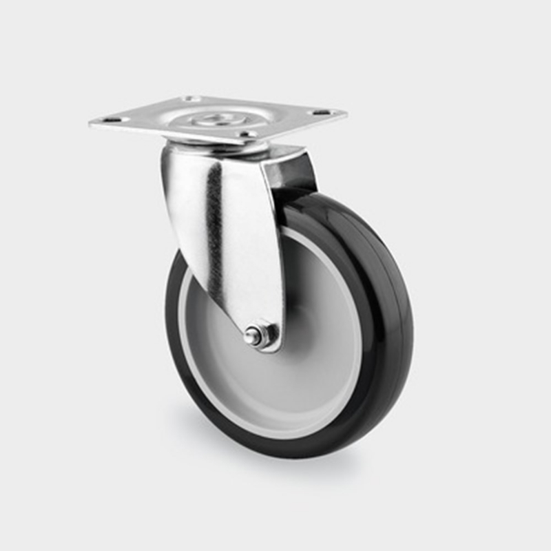 Afbeeldingen van Zwenkwiel met plaat 75mm Max. 60kg