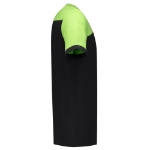 Afbeeldingen van T-SHIRT BICOLOR NADEN BLACKLIME L
