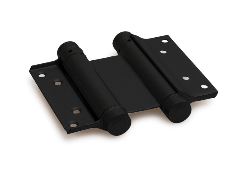 Afbeeldingen van Bommerscharnier dubbel 33/125mm zwart gelakt