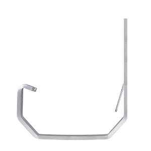 Afbeeldingen van 95mm esl.bakg. beugel-2 alu.