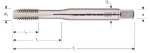 Afbeeldingen van HSS-E Machinetap '800', doorlopend, DIN 371, type B, UNC 5/16-18