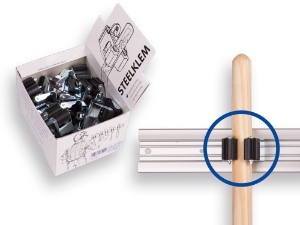 Afbeeldingen van Prax steelklem rond 25mm