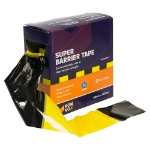 Afbeeldingen van Konvox Afzetband geel/zwart 80 mm x 500 M