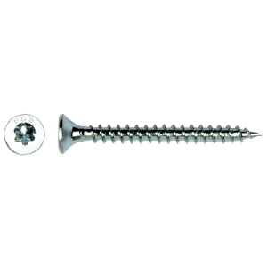 Afbeeldingen van Spaanplaatschroef platkop torx-25 5,0x50 vold