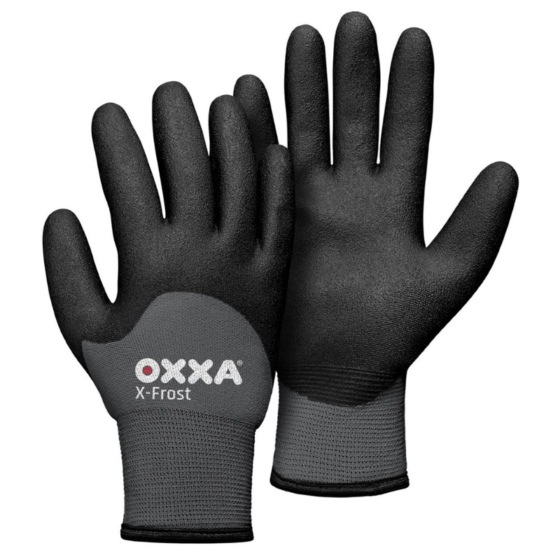 Afbeeldingen van Handschoen, Oxxa X-Frost 51-860grijs/zwart, 1