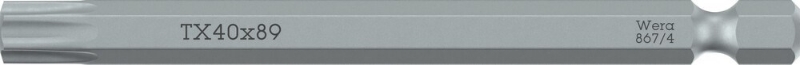 Afbeeldingen van Wera 867/4 Z TORX® Bits, TX 30 x 89 mm