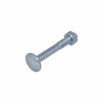 Afbeeldingen van Slotbout 4.6 verzinkt met moer M8x40