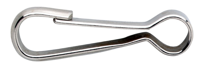 Afbeeldingen van Simplexhaak / DIN 5287 /  050 mm / vernikkeld