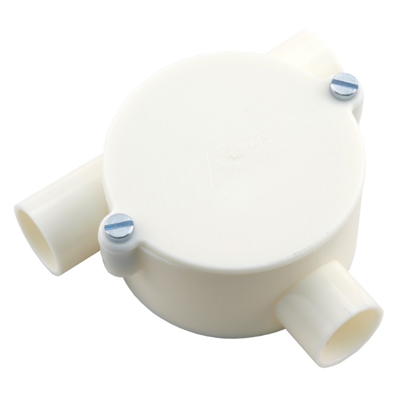 Afbeeldingen van Attema® Lasdoos top-t-trekdoos ø 5/8 crème