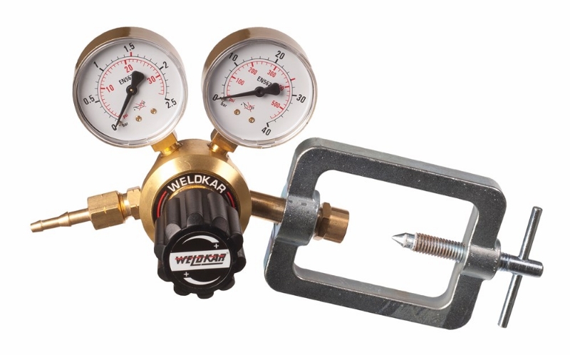 Afbeeldingen van Drukregelaar Acetyleen Weldkar, 0 - 2.5 bar
