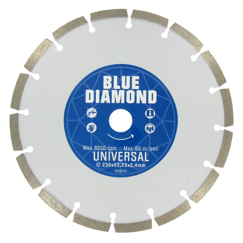 Afbeeldingen van Blue diamond diamantzaag ø180x22.23mm, type u