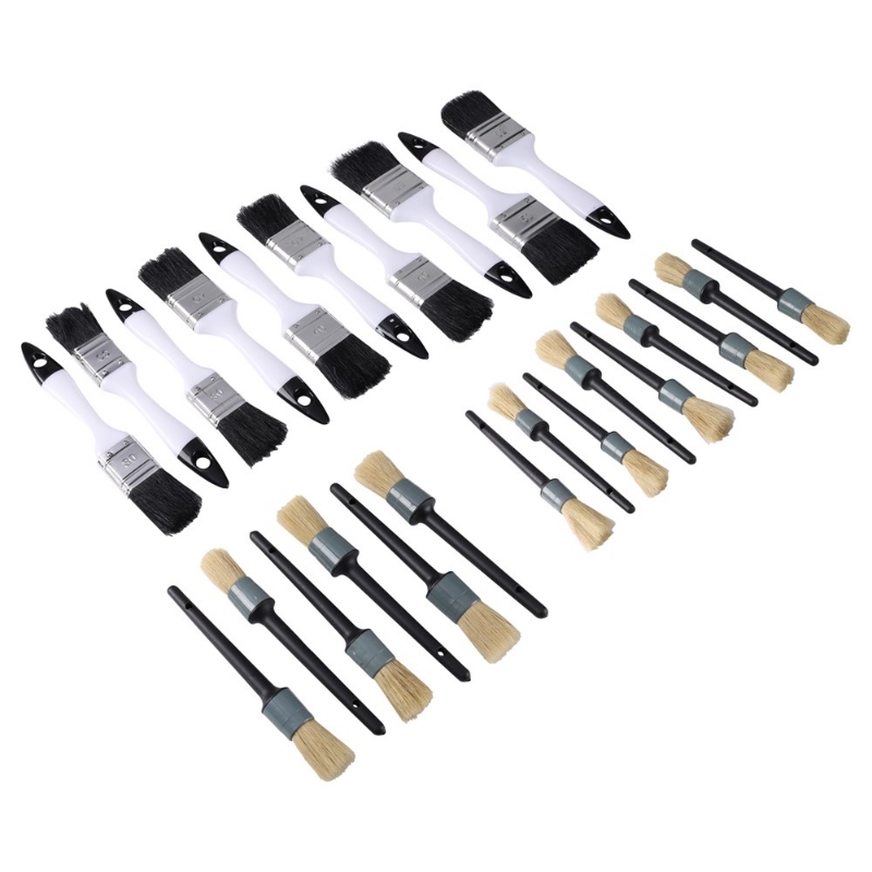 Afbeeldingen van Copenhagen Pro kwastenset, in zak, wegwerp kwasten, 25-delig, assorti.