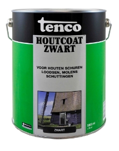 Afbeeldingen van Tenco Houtcoat zwart 5 ltr.