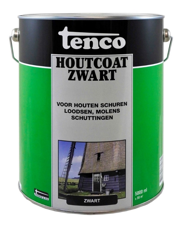 Afbeeldingen van Tenco Houtcoat zwart 5 ltr.