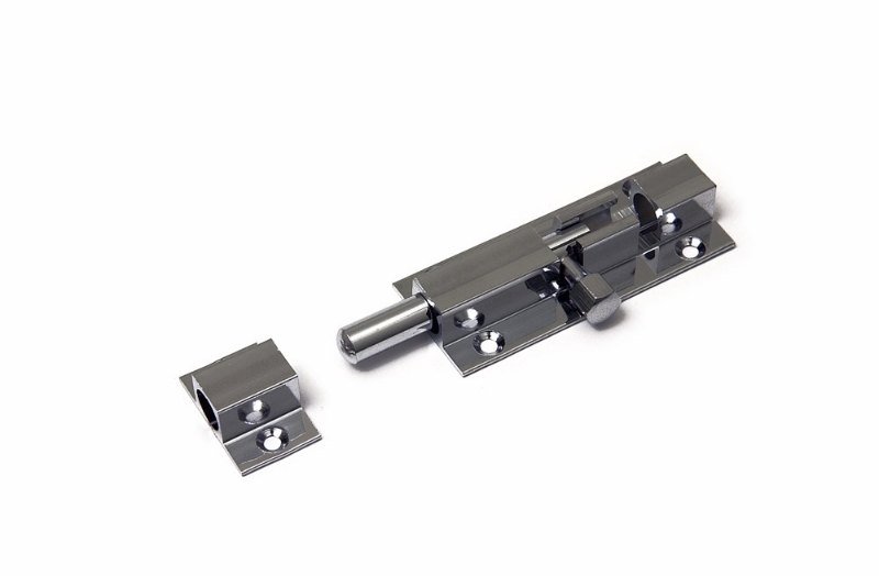 Afbeeldingen van Profielgrendel / 25x050 mm / messing verchroo