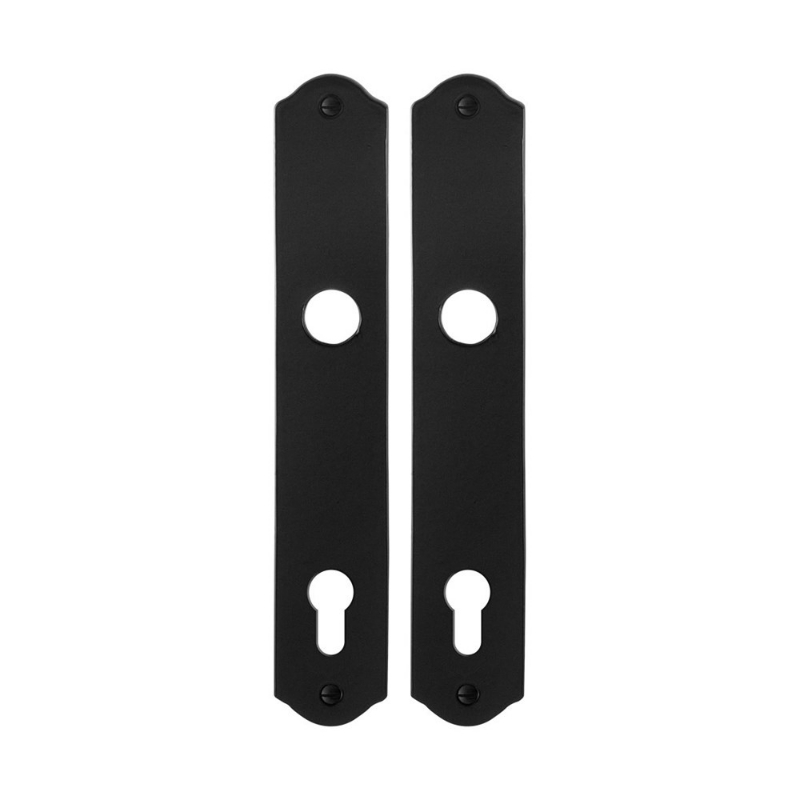 Afbeeldingen van GPF6100.22 schild PC92 238x41x4mm smeedijzer zwart