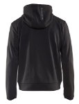 Afbeeldingen van Blåkläder/Hoodie met rits/3363/Zwart/Donkergrijs/XXL