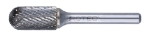 Afbeeldingen van HM-Stiftfrees, model C, Z6 / Kruisvertand / ø9,6x19x64xø6