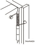 Afbeeldingen van Deursluiter met scharn.pen(inbouw) kopkaart