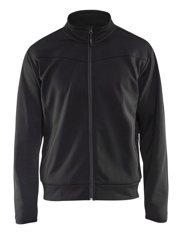 Afbeeldingen van Blåkläder/Service sweatshirt met rits/3362/Zwart/Donkergrijs/L