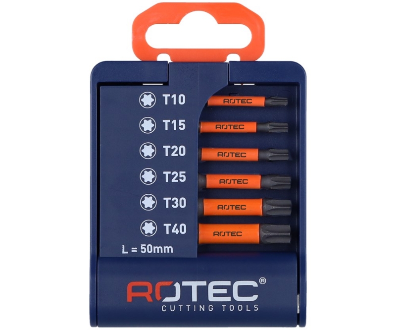 Afbeeldingen van Bitset IMPACT 6-delig E6,3 x 50mm TORX