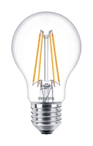 Afbeeldingen van PHILIPS CLASSIC LED BULB ND 7-60W 827 E27 A60