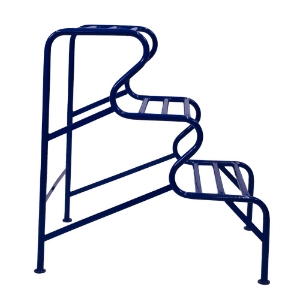 Afbeeldingen van Stukadoorsbankje ijzer 2 treden 470x430mm