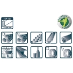 Afbeeldingen van Pica 6045 BIG Dry Navulling grafiet, wit & ro