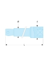 Afbeeldingen van Facom Verlengstuk1/4' L. 100Mm 