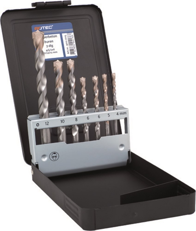 Afbeeldingen van Super-/betonboorset '220', 7-dlg, ø4-12 (vpe