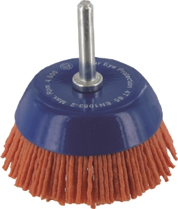 Afbeeldingen van Komborstel sch. 6mm Ø65xANA1,2/K80 maron-orange Nylon