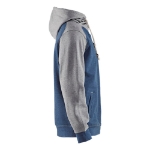 Afbeeldingen van Blåkläder/Hooded Sweatshirt/3399/Blauw melange/Grijs/M